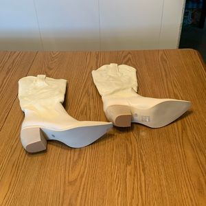 SHEIN boots.   CREAM.  Size 41.  NEW!